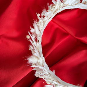 Couronne de fleurs préservées personnalisée – enfant