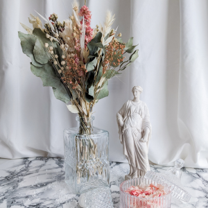 Bouquet Danaé et sa carafe