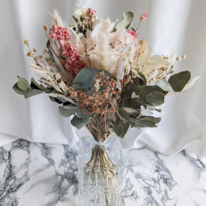 Bouquet Danaé et sa carafe